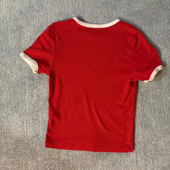 By Anthropologie Cherie Amour Graphic Baby Tee (Gently Worn, Small) - Picture 5 of 8